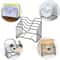 Premium Pot Lid and Pan Organizer Rack Space Saving Kitchen Storage