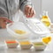 Stainless Steel Cheese Grater & Vegetable Peeler Set with Container Lid