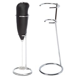 stainless steel milk frother stand & egg beater holder