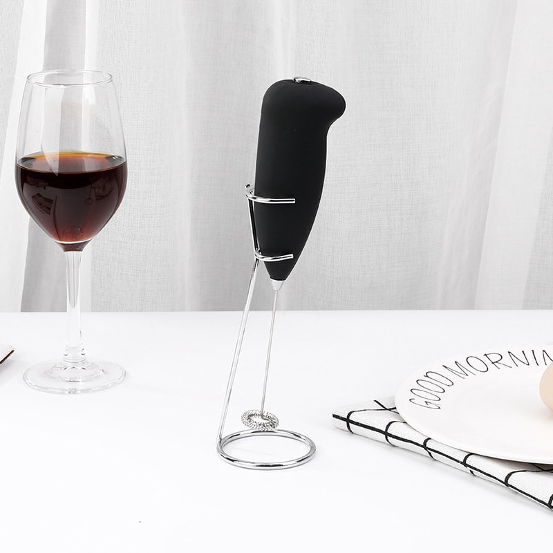 Stainless Steel Milk Frother Stand & Egg Beater Holder