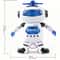 Kids Dancing Robot Toy With Music LED Lights Walking Action 4