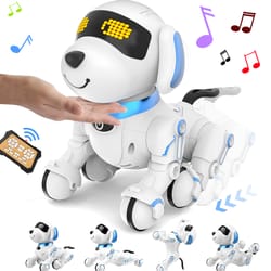 smart rc robot dog toy interactive stunt & programmable pet for kids