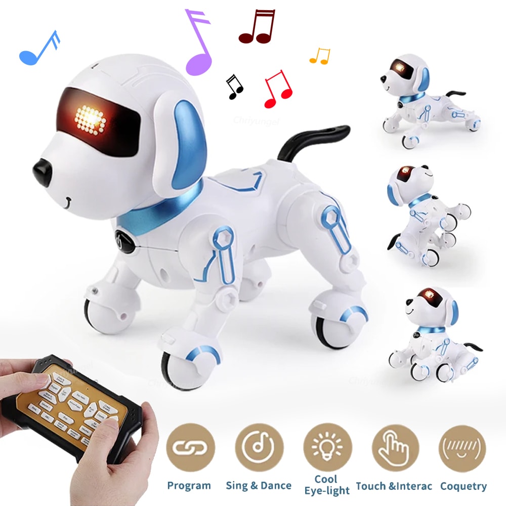 Smart RC Robot Dog Toy Interactive Stunt Programmable Pet For Kids 5