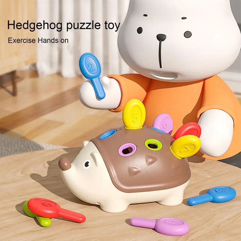 Montessori Toddler Hedgehog Sensory & Fine Motor Toy