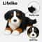 Realistic Bernese Mountain Dog Plush Toy Soft Cuddly Dog Pillow & Stuffed Animal Gift