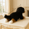 Realistic Bernese Mountain Dog Plush Toy Soft Cuddly Dog Pillow & Stuffed Animal Gift
