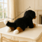 Realistic Bernese Mountain Dog Plush Toy Soft Cuddly Dog Pillow & Stuffed Animal Gift