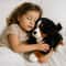 Realistic Bernese Mountain Dog Plush Toy Soft Cuddly Dog Pillow & Stuffed Animal Gift