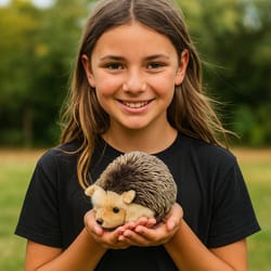 plush hedgehog toy soft stuffed animal gift for kids