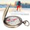 Rugged Brass Compass Navigation Tool Waterproof Pocket Compass for Camping & Hiking Survival Gear