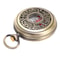Rugged Brass Compass Navigation Tool Waterproof Pocket Compass for Camping & Hiking Survival Gear