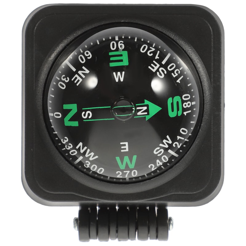 Car Dashboard Compass Ball Vehicle Navigation & Boat Compass Guide Direction Tool