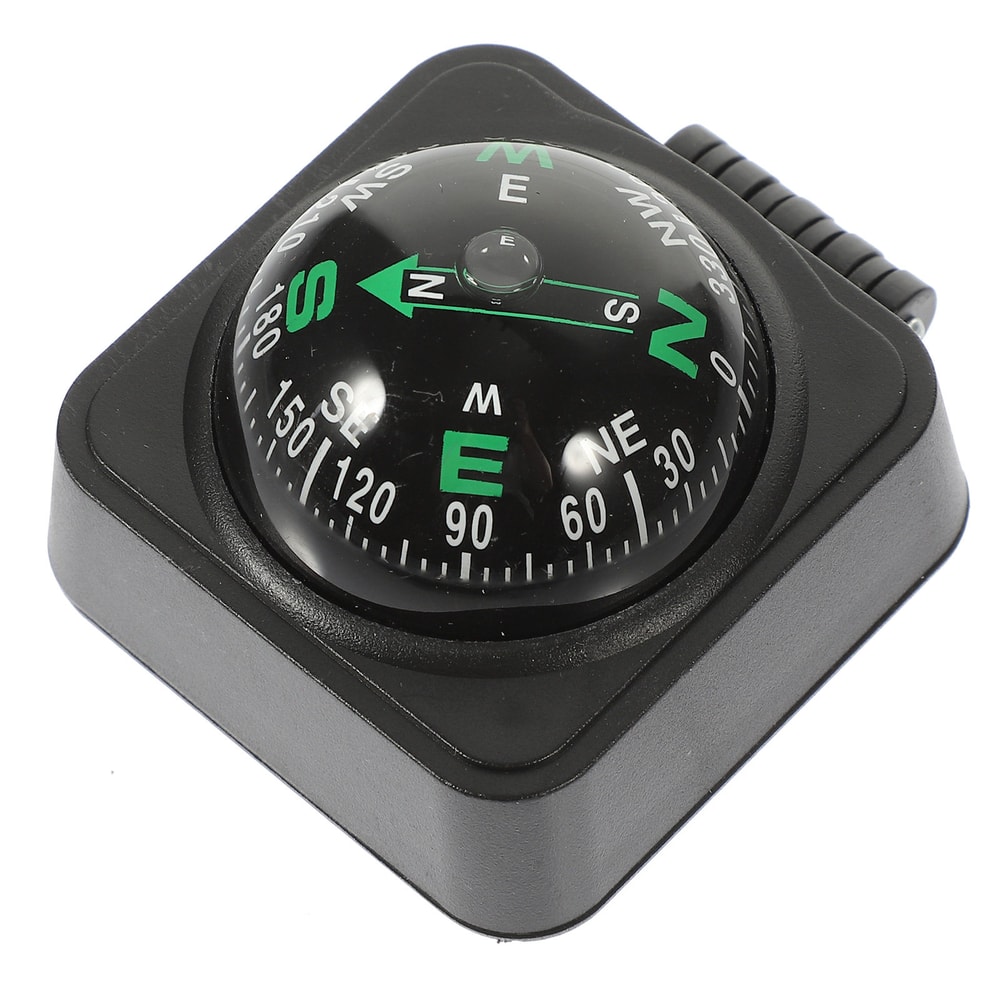 Car Dashboard Compass Ball Vehicle Navigation & Boat Compass Guide Direction Tool