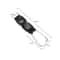 Carabiner Compass Thermometer Compact Outdoor Hiking Camping Survival Tool 5