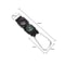 Carabiner Compass Thermometer Compact Outdoor Hiking Camping Survival Tool 5
