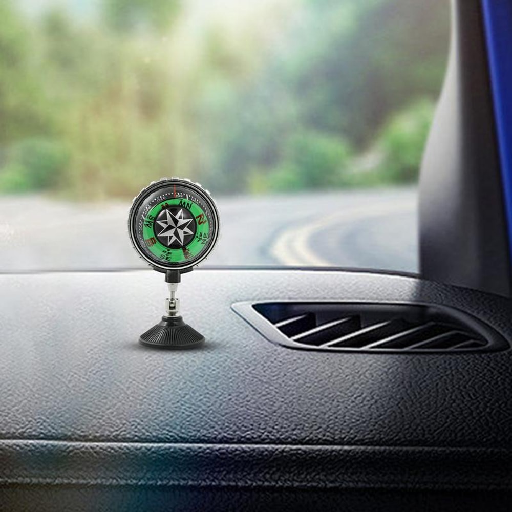 Premium Automotive Compass Portable Car Dashboard Compass Directional Guide For Vehicles 3