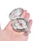 Vintage Explorer Portable Hiking Compass Keychain Flip Pocket Watch Navigation Tool 0