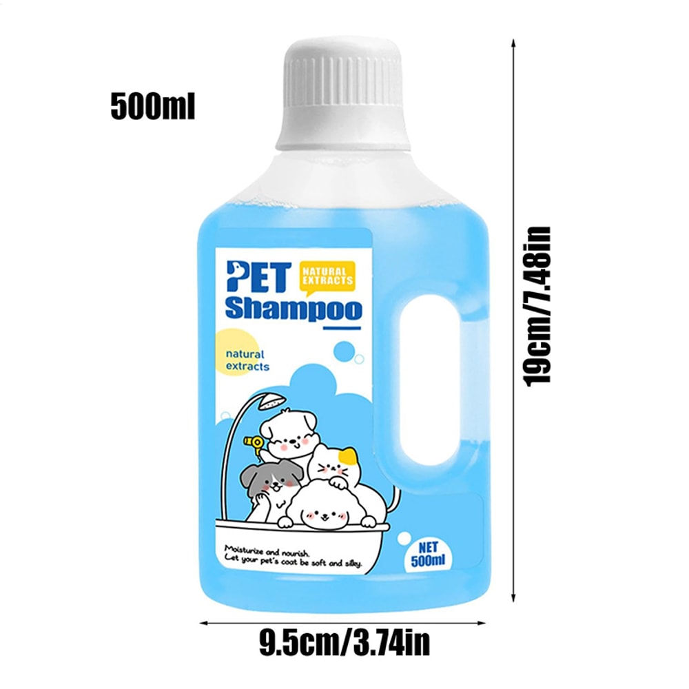 Dog and Cat Shampoo Deodorizing Pet Shampoo with Anti Itch Long Lasting Fragrance