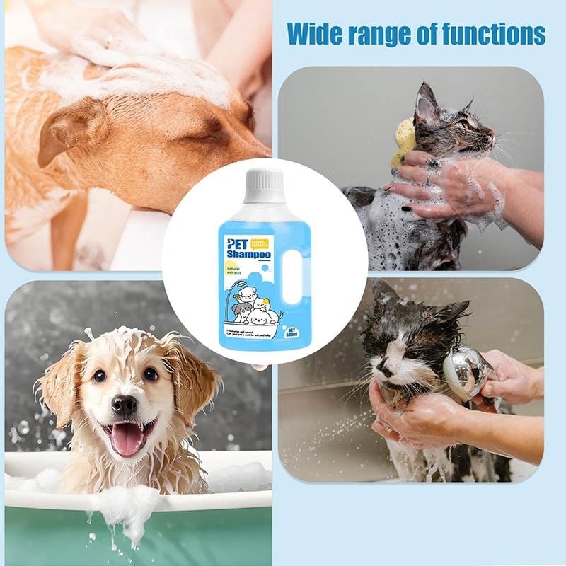 Dog and Cat Shampoo Deodorizing Pet Shampoo with Anti Itch Long Lasting Fragrance