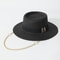 Elegant Womens Summer Straw Hat With Ribbon Decoration Beach Travel Sun Hat 4