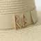 Elegant Womens Summer Straw Hat With Ribbon Decoration Beach Travel Sun Hat 5