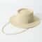 Elegant Womens Summer Straw Hat With Ribbon Decoration Beach Travel Sun Hat 10
