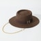 Elegant Womens Summer Straw Hat With Ribbon Decoration Beach Travel Sun Hat 8