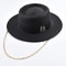 Elegant Womens Summer Straw Hat With Ribbon Decoration Beach Travel Sun Hat 7