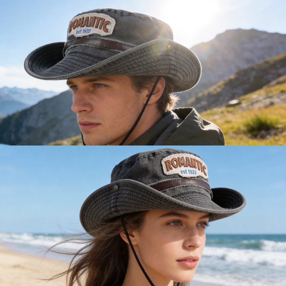 Premium Cotton Bucket Hat For Men Women Outdoor Sun Fishing Cap 1