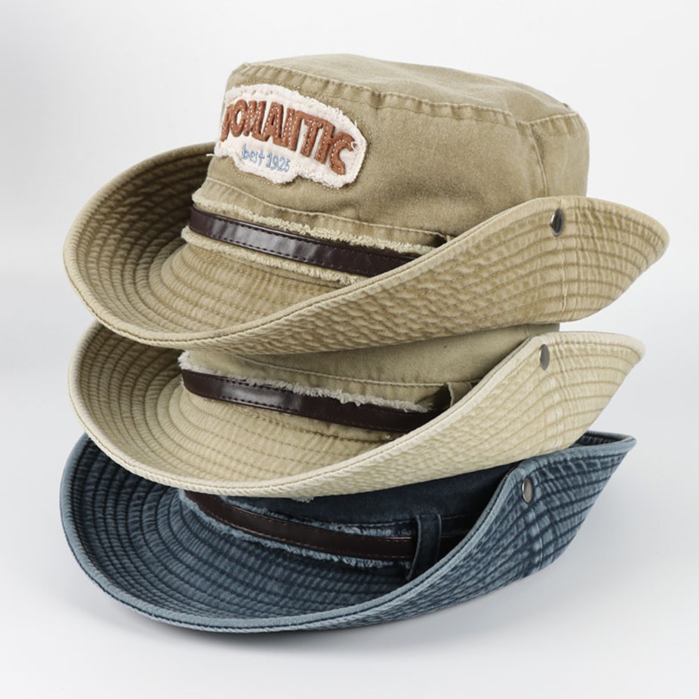 Premium Cotton Bucket Hat For Men Women Outdoor Sun Fishing Cap 2
