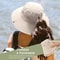 Womens Wide Brim Sun Hat Lightweight Beach & Outdoor Hat
