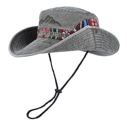 summer panama bucket hat for men & women wide brim beach sun protection