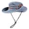 Summer Panama Bucket Hat For Men Women Wide Brim Beach Sun Protection 9