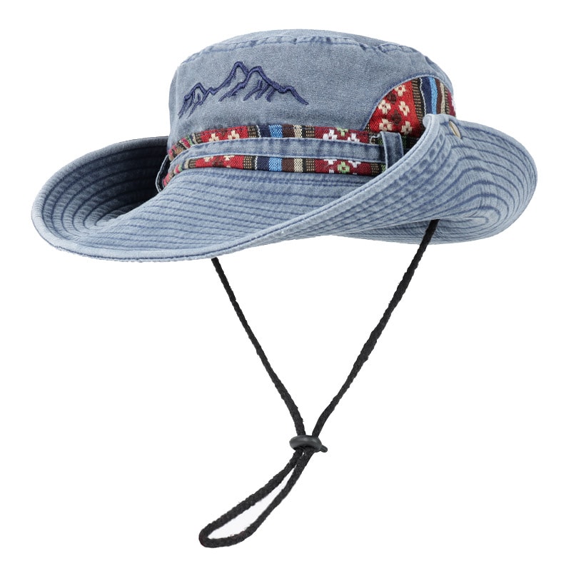 Summer Panama Bucket Hat For Men Women Wide Brim Beach Sun Protection 9
