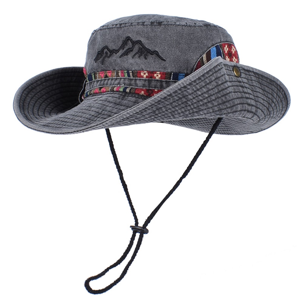Summer Panama Bucket Hat For Men Women Wide Brim Beach Sun Protection 8