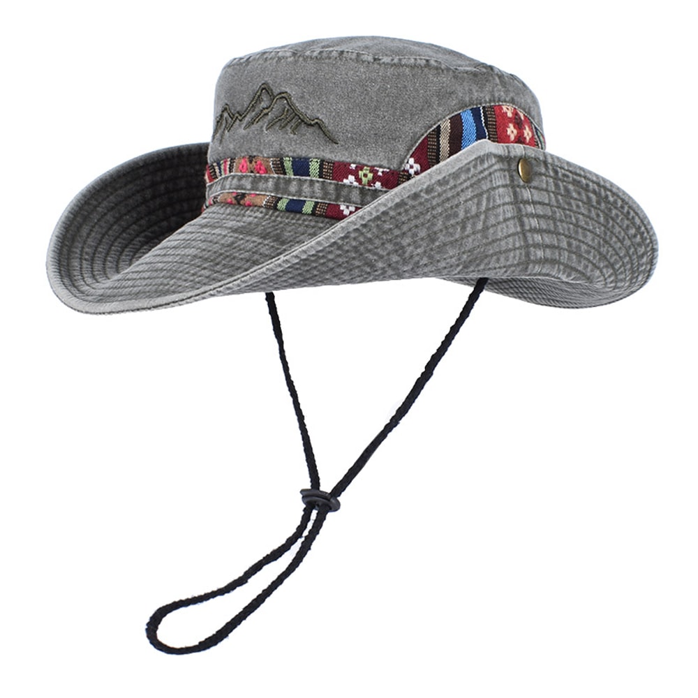 Summer Panama Bucket Hat For Men Women Wide Brim Beach Sun Protection 5
