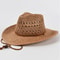 Breathable Panama Straw Hat For Men Women Wide Brim Sun Protection Travel Beach Hat 0