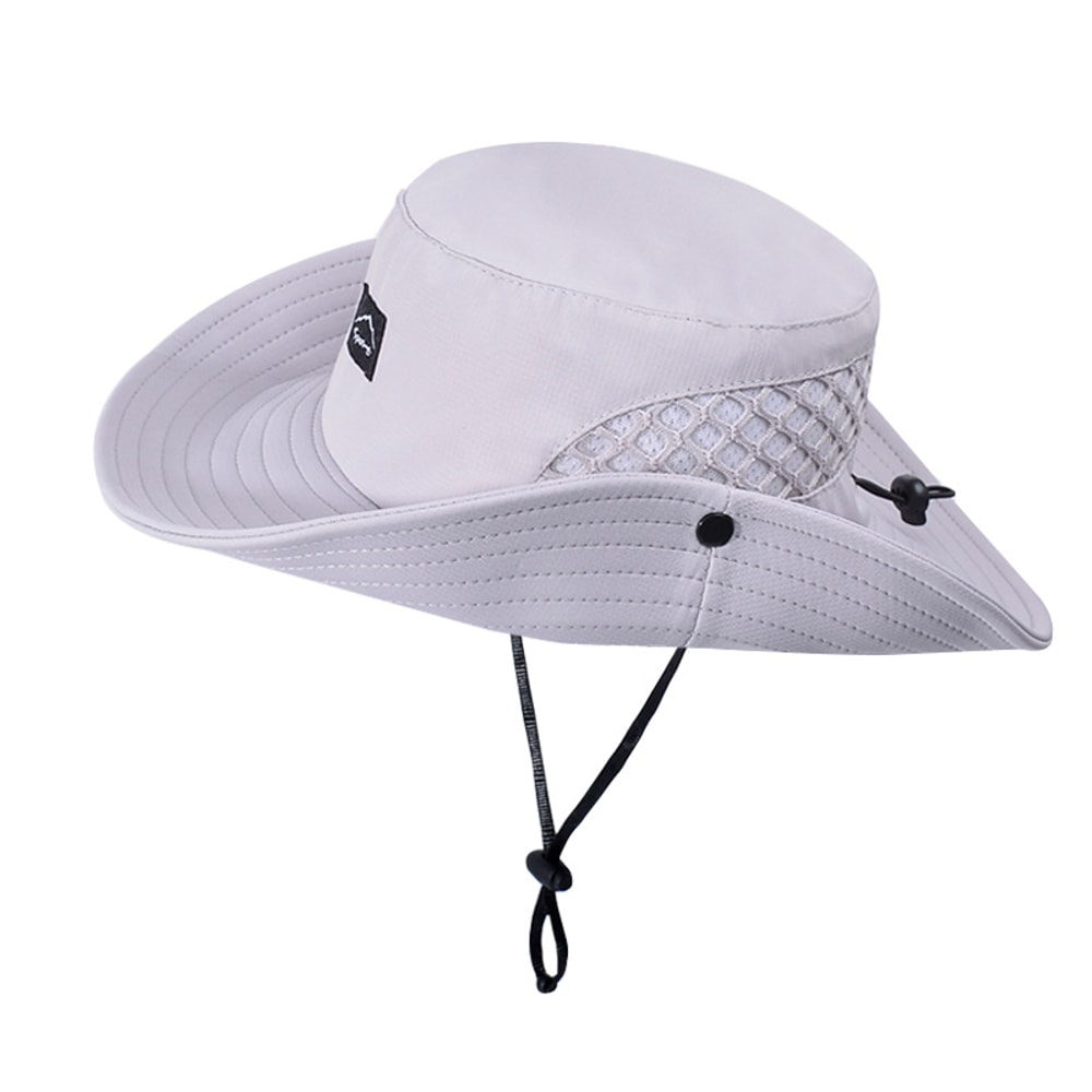 Mens Summer Fishing Hat With Wide Brim UV Protection 0