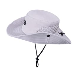 mens summer fishing hat with wide brim & uv protection