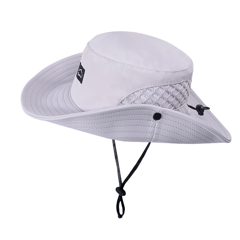 Mens Summer Fishing Hat With Wide Brim UV Protection 0