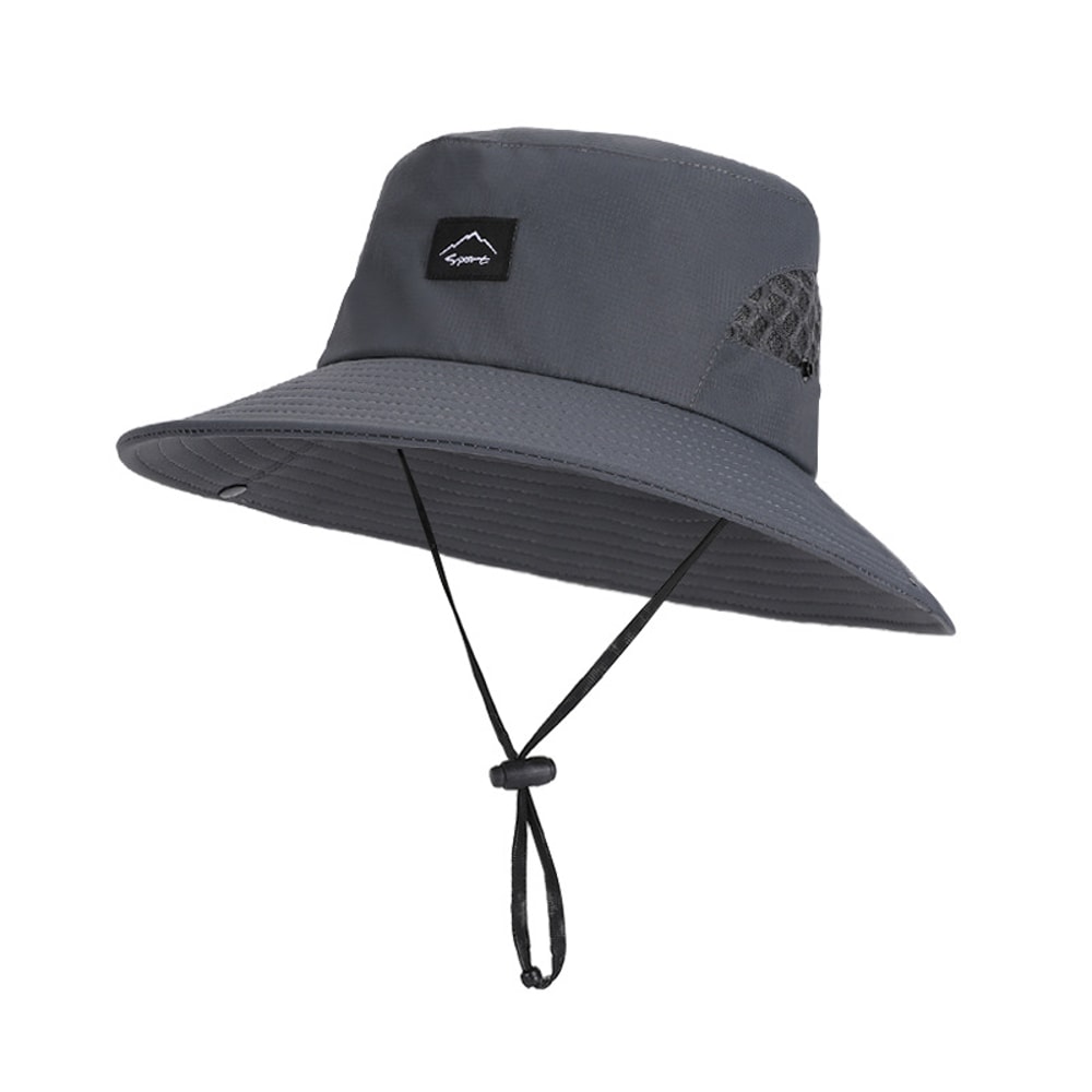 Mens Summer Fishing Hat With Wide Brim UV Protection 9