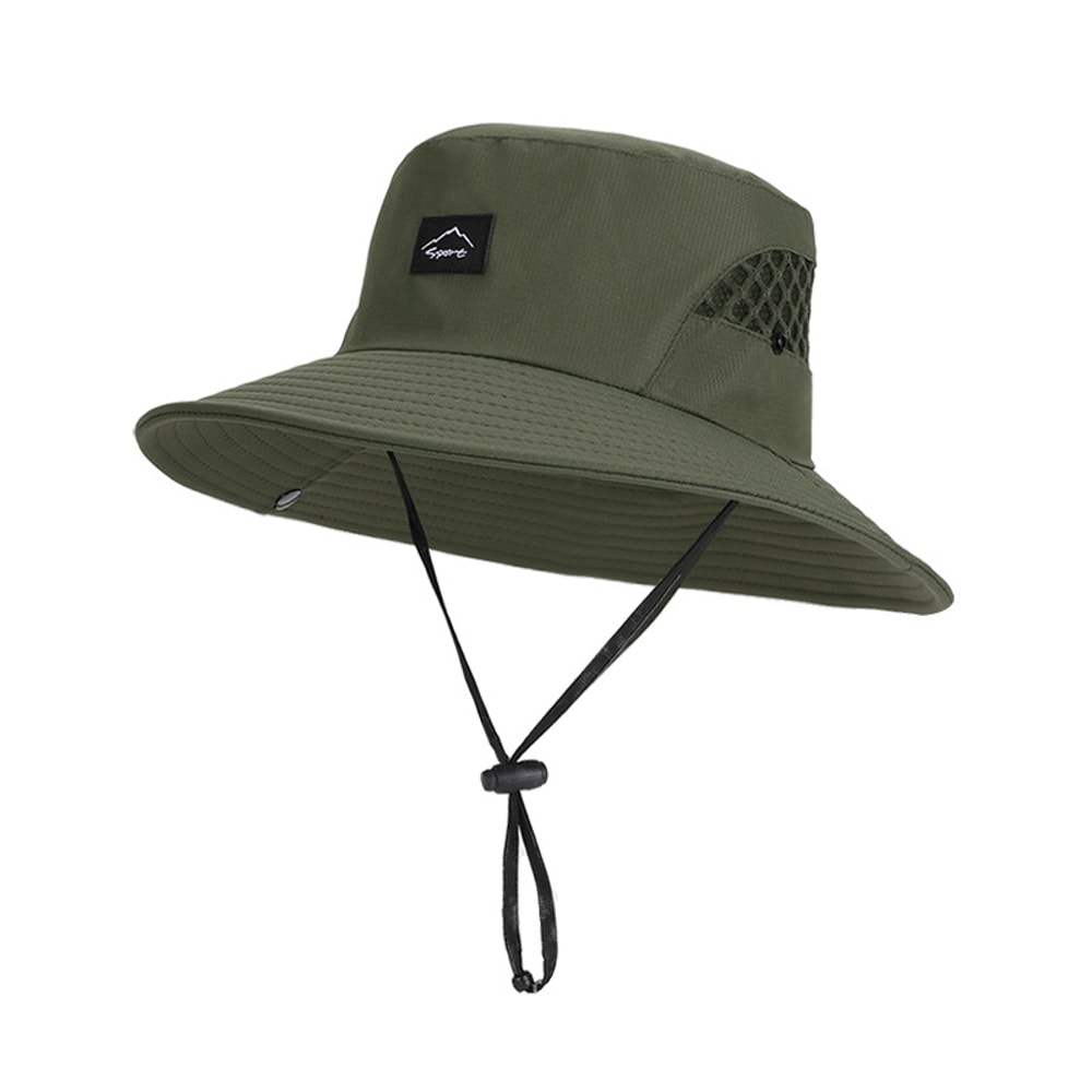 Mens Summer Fishing Hat With Wide Brim UV Protection 8