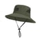 Mens Summer Fishing Hat With Wide Brim UV Protection 8
