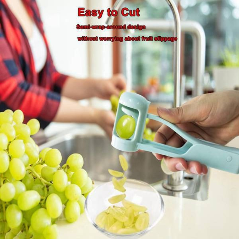 Kids Friendly Cherry Tomato Slicer Safe Fruit Cutter For Easy Salad Prep 1