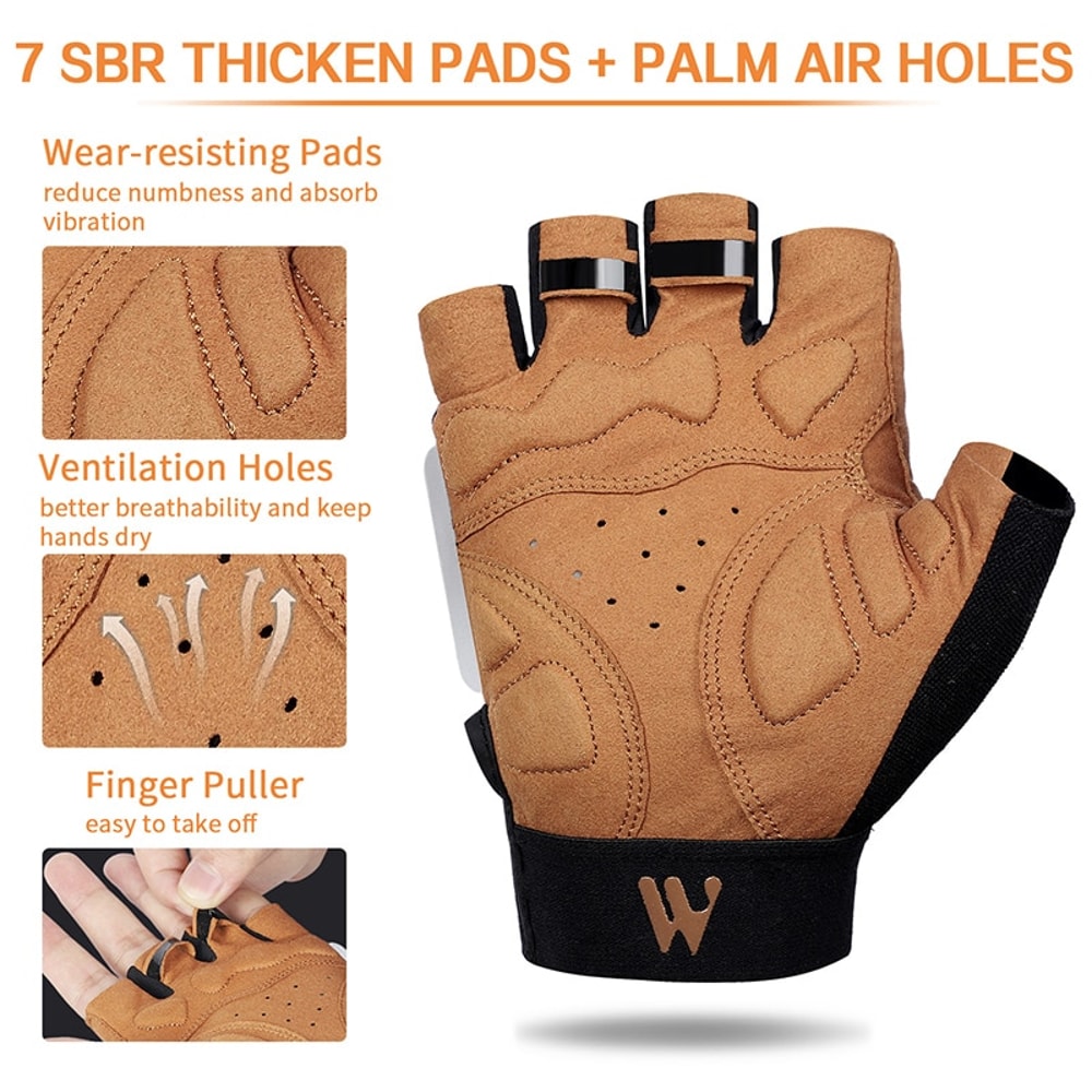 Premium Half Finger Cycling Gloves For Men Women 3