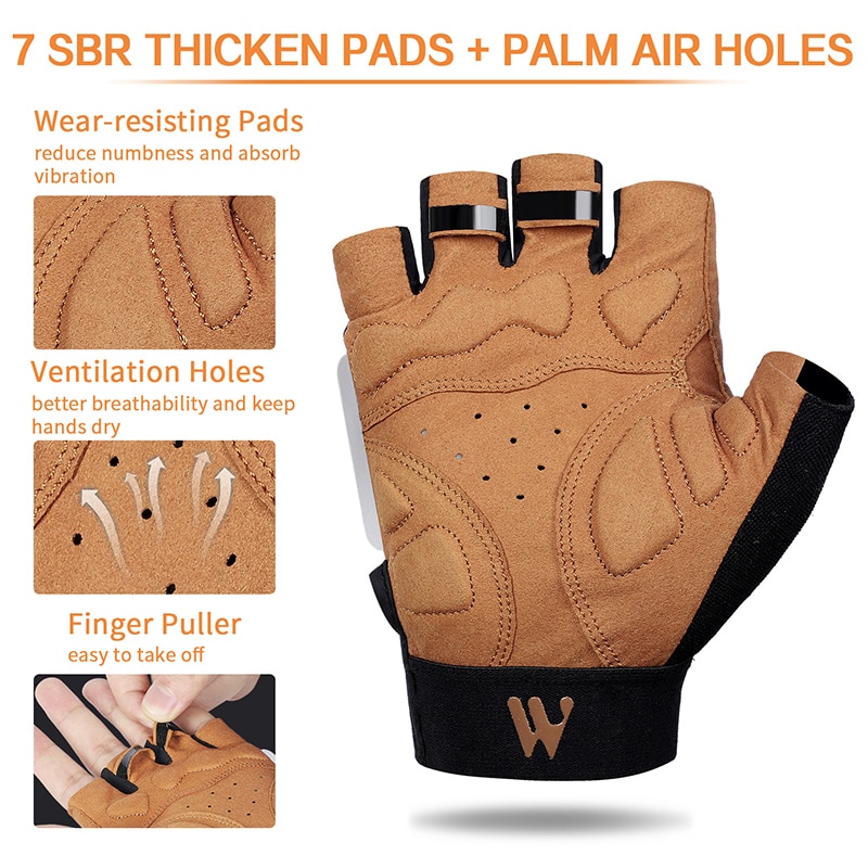 Premium Half Finger Cycling Gloves For Men Women 3