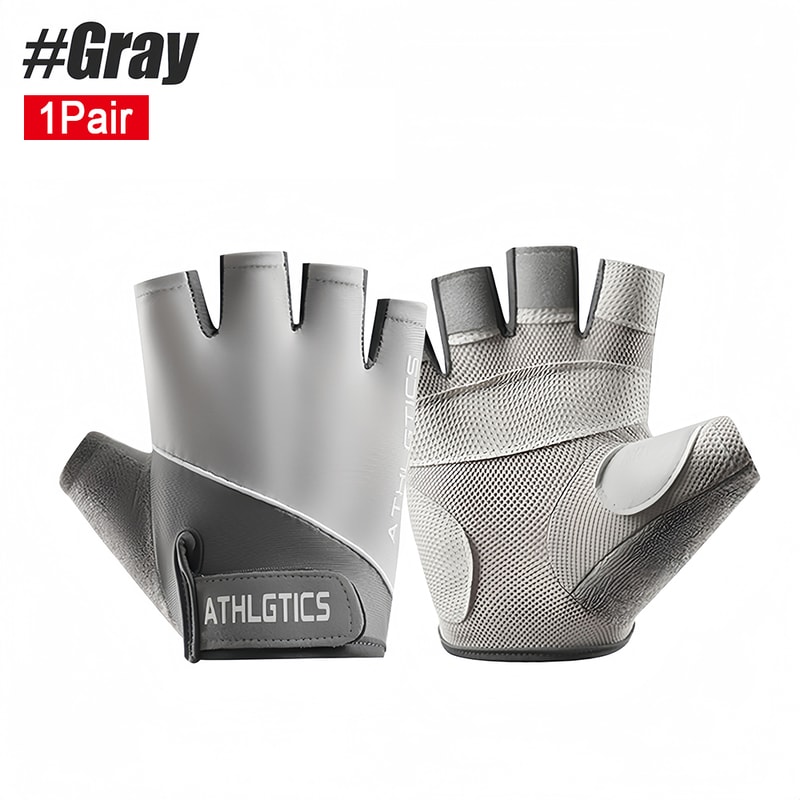 Breathable Cycling Fingerless Workout Gloves For Gym Weight Lifting 8