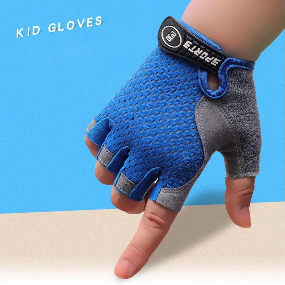 Kids Cycling Gloves Breathable Non Slip Sport Gloves For Active Children 3