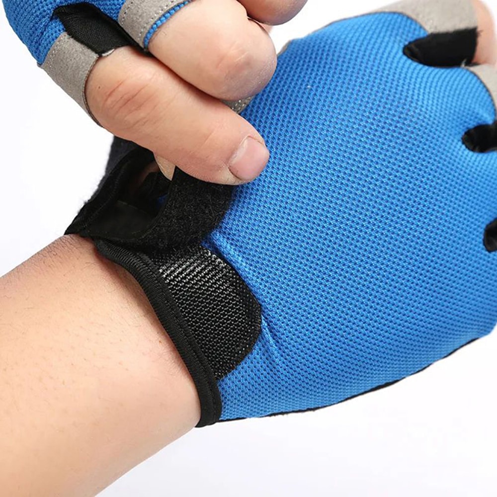 Premium Breathable Half Finger Cycling Gloves Anti Slip Grip & Unisex Gym Fitness Gloves
