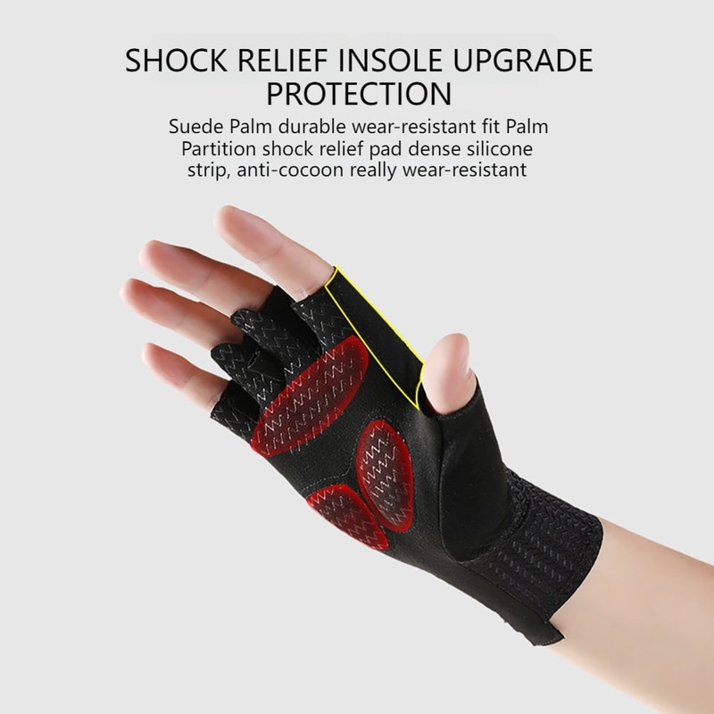 Summer Performance Breathable Cycling Gloves Anti Slip Half Finger Bike Gloves 1